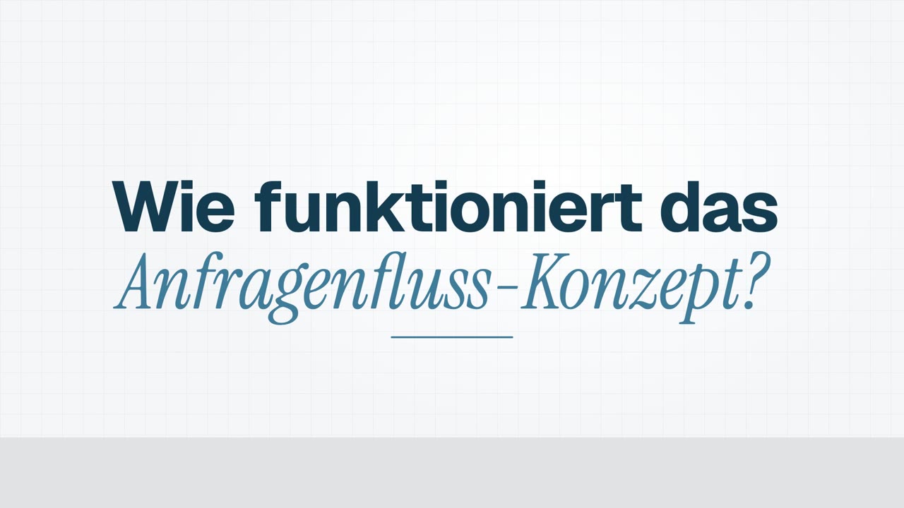 So arbeitet Anfragenfluss
